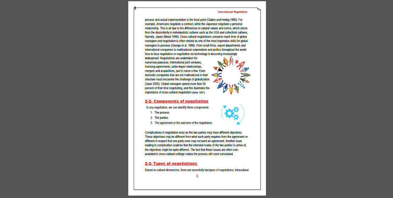 كتابة كافة الأبحاث العربية والإنجليزية