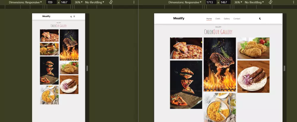 تنفيذ صفحة ويب متجاوبة من الصفر تناسب جميع مقاسات الاجهزة المختلفة