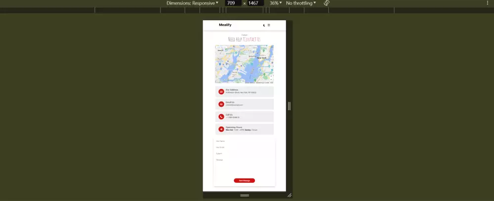 تنفيذ صفحة ويب متجاوبة من الصفر تناسب جميع مقاسات الاجهزة المختلفة