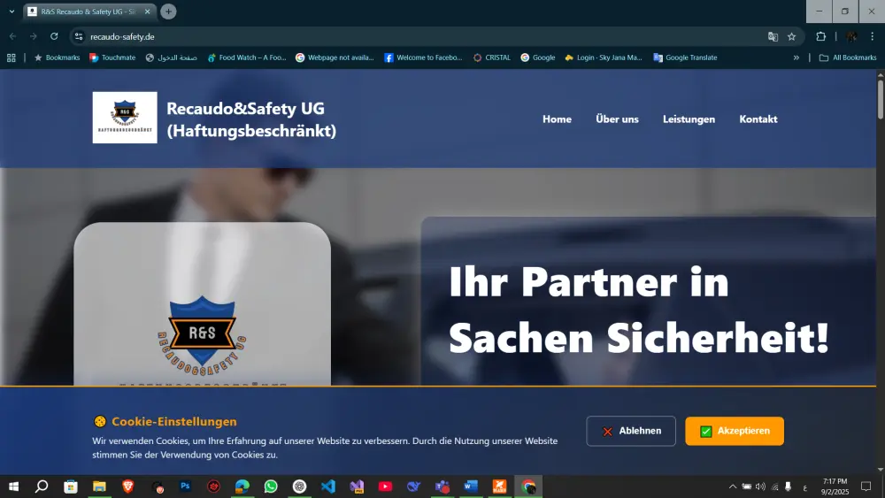 تصميم صفحات ويب ومواقع الكتروني