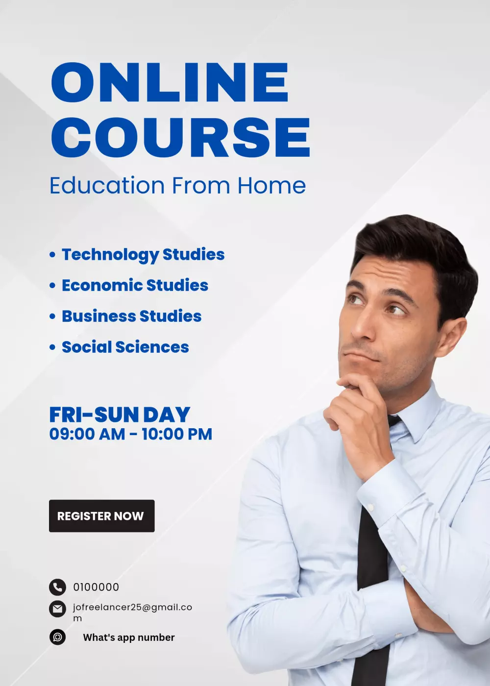 تصميم البوسترات الاعلانية