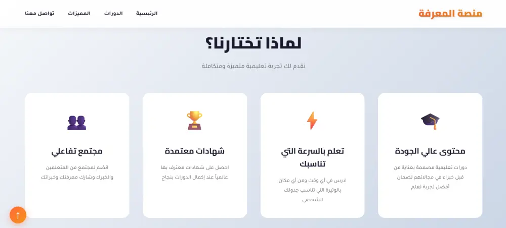 تصميم مواقع إلكترونية احترافية جذابة ومتجاوبة مع كل الأجهزة