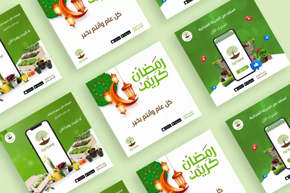 تصميمات سوشيال ميديا وبنرات