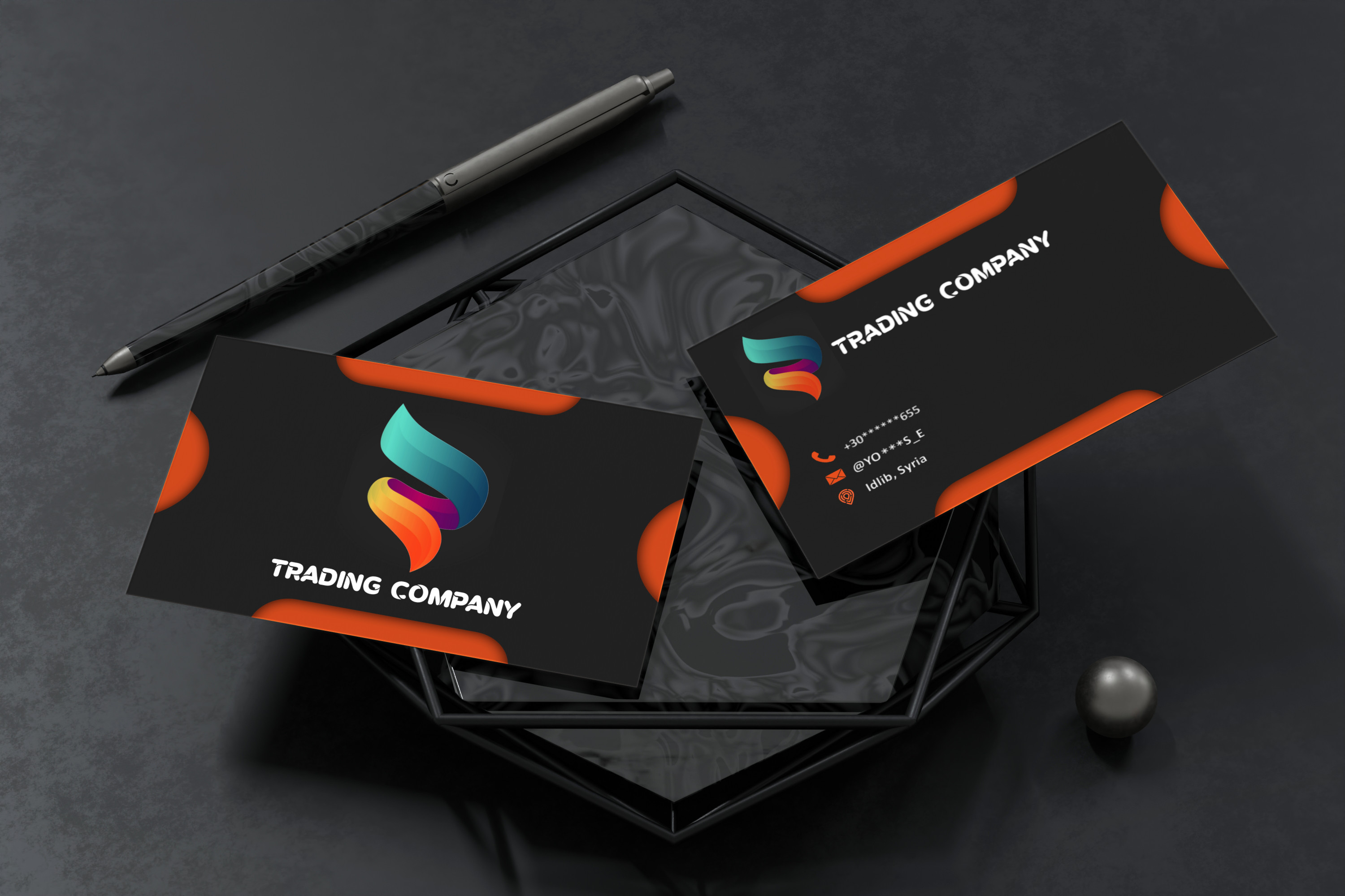 تصميم كرت عمل ( بزنس كارد ) إحـتـرافـــي