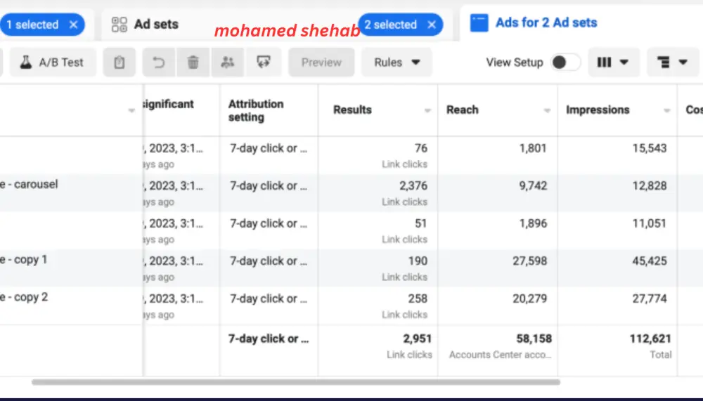 حملات إعلانية مموله على الفيسبوك بنتائج مرضيه