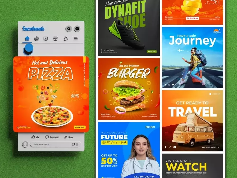 سأقوم بتصميم منشور إحترافي لوسائل التواصل الاجتماعي