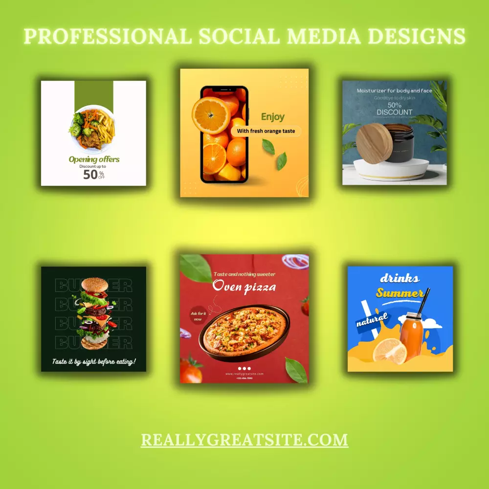 تصميم اعلانات سوشيال ميديا وبوسترات احترافية