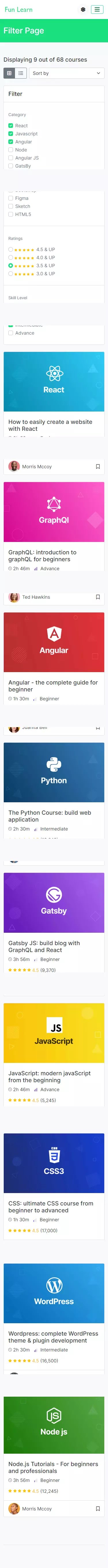تصميم صفحة تتناسب مع كل الشاشات باستخدام Html5,CSS3, Bootstrap