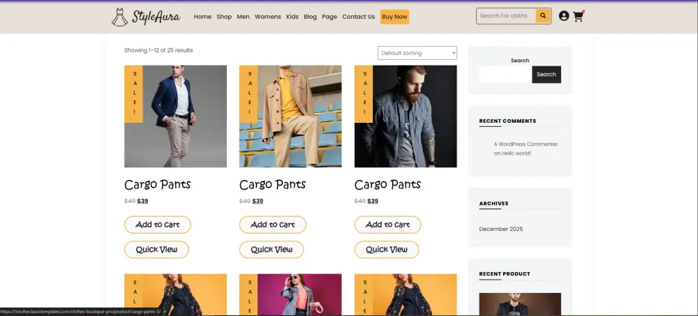 تصميم متجر ووكمرس احترافي