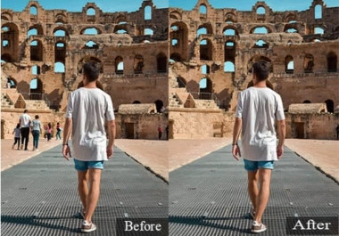 إزالة اي شيء أو شخص من صورَك