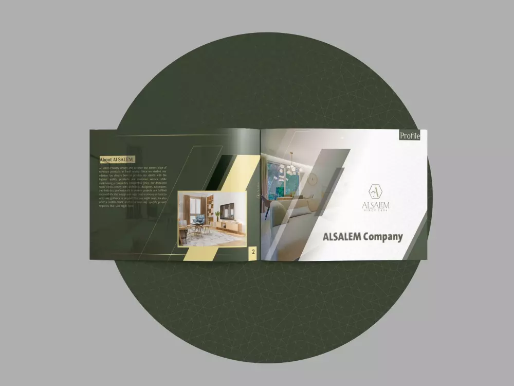 تصميم بروفايل شركة احترافي