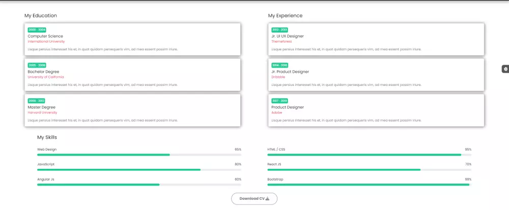 تصميم صفحة هبوط متجاوبة مع جميع الشاشات