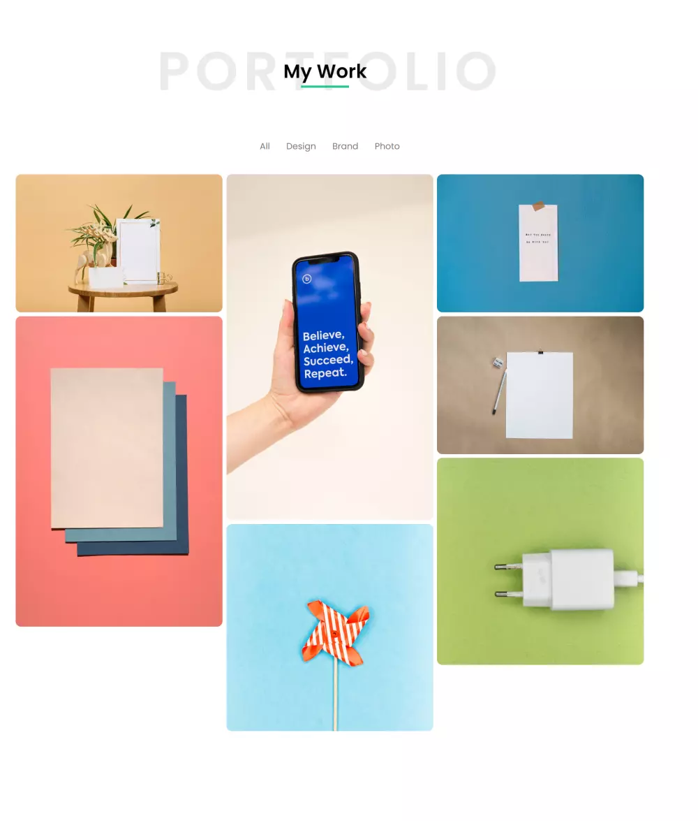 تصميم صفحة هبوط متجاوبة مع جميع الشاشات