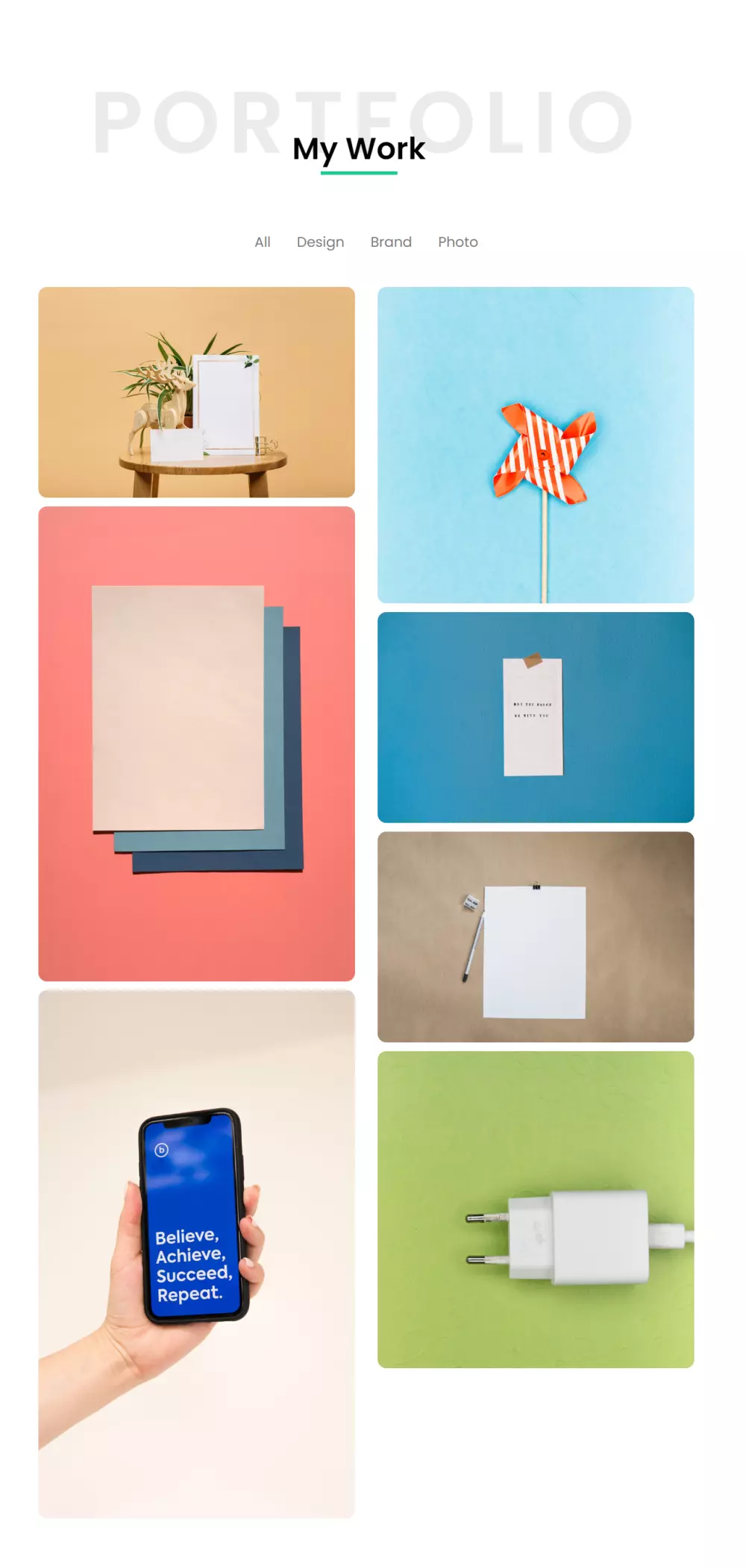 تصميم صفحة هبوط متجاوبة مع جميع الشاشات