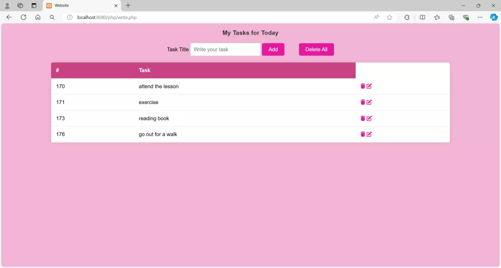تطوير موقع الكتروني باستخدام الphp