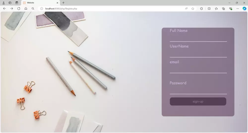 تطوير موقع الكتروني باستخدام الphp