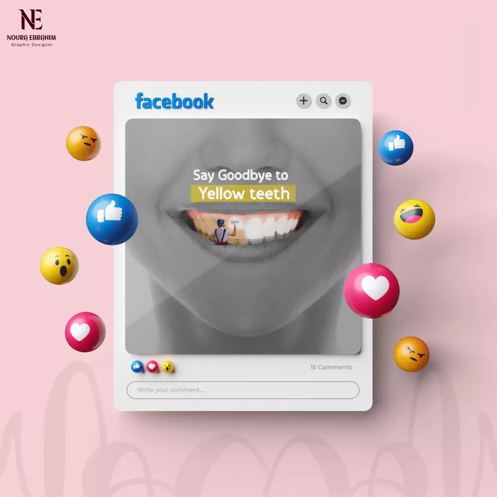 تصميم إعلانات سوشيال ميديا جذابة إبداعية.