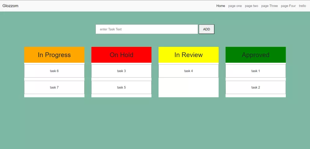 تصميم موقع الكتروني مع تريللو  باستخدام HTML5,CSS3,JS ,Boots