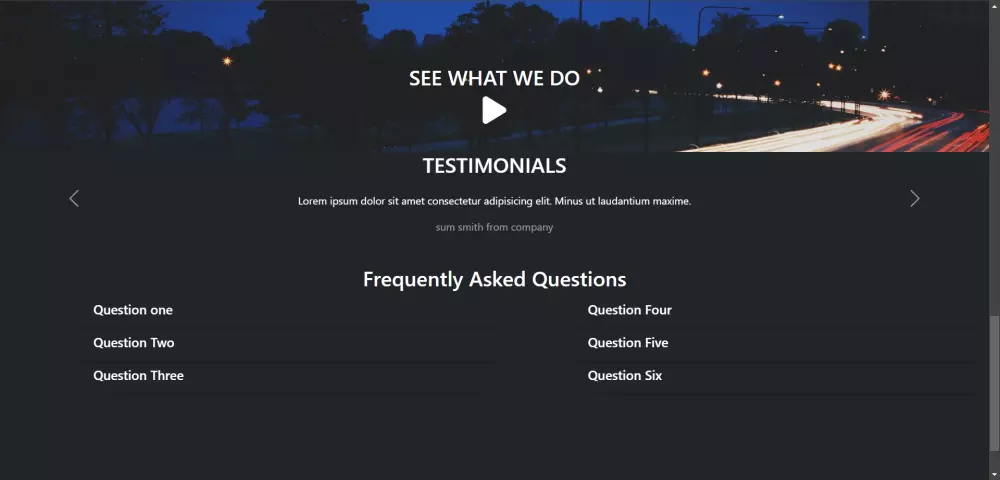 تصميم موقع الكتروني مع تريللو  باستخدام HTML5,CSS3,JS ,Boots