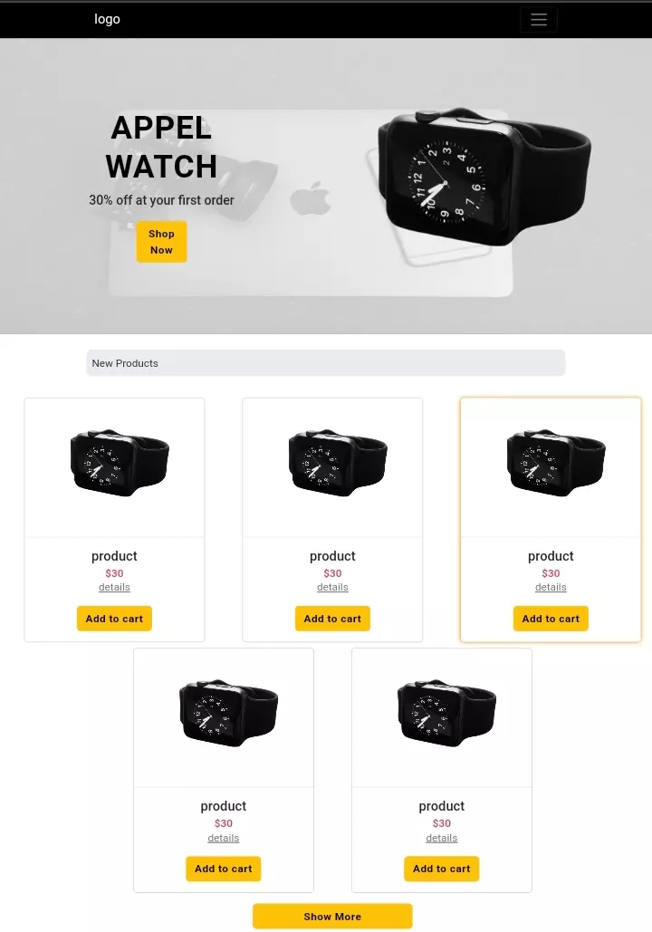 برمجة تطبيقات الويب والمتاجر الالكترونية