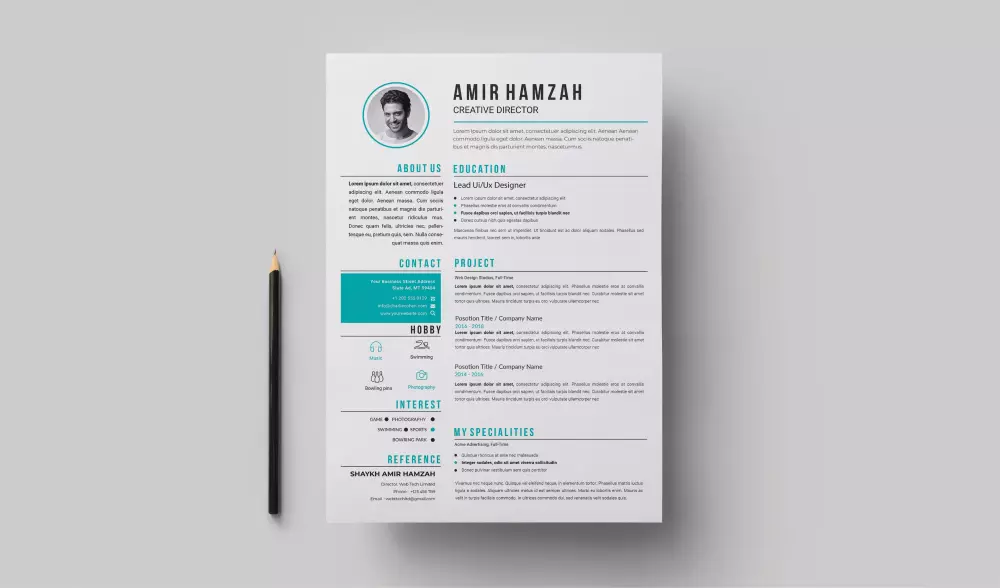 اعداد سيرة ذاتية بالعربي والانجليزي والفرنسي cv