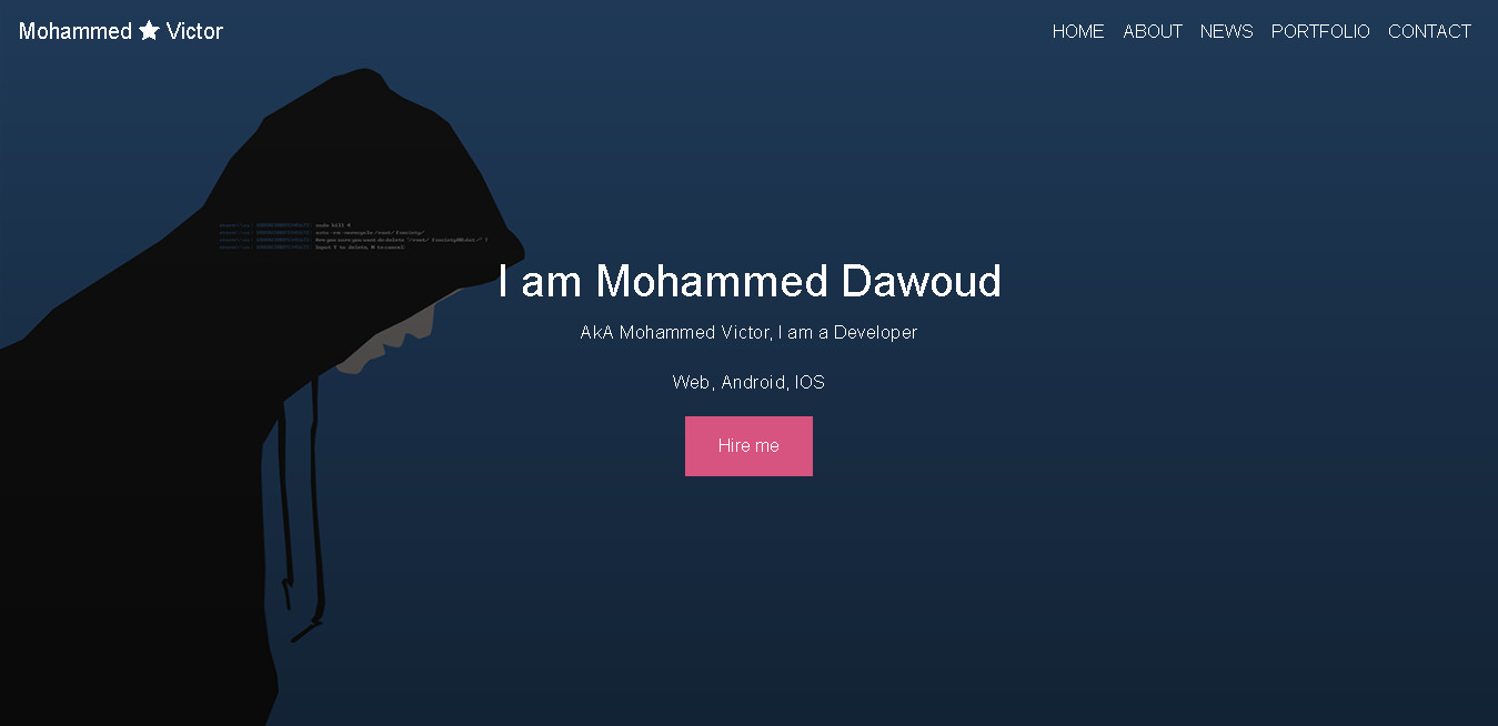 تصميم صفحة ويب تعمل على الـBootstrap و CSS