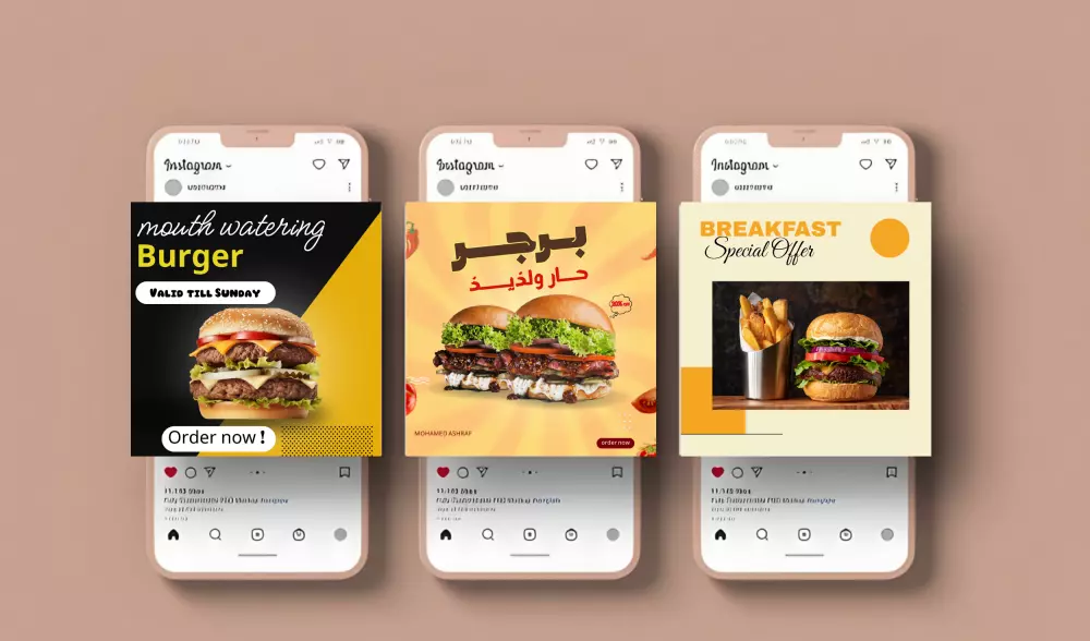 تصميم منشورات سوشيال ميديا احترافية