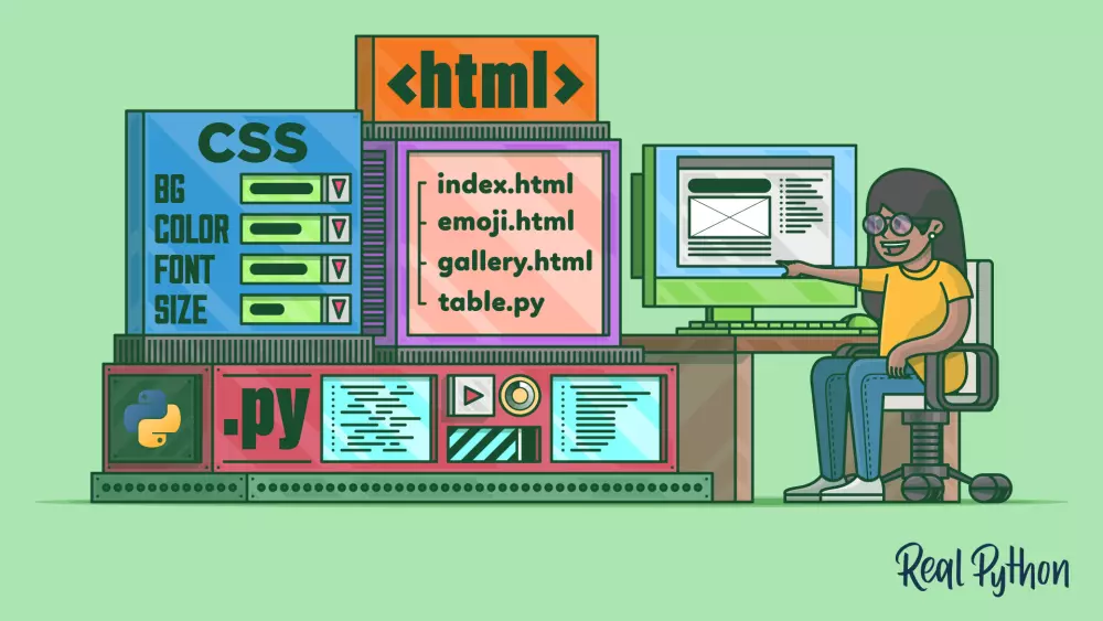 تصميم صفحة ويب باستخدام HTML , CSS