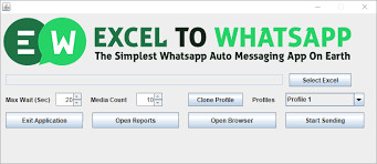 لدي برنامج لإرسال رسائل واتس أب