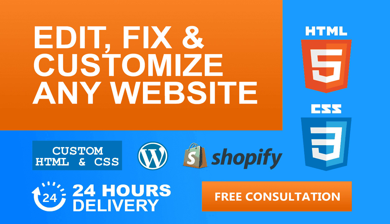 إنشاء موقع خاص بك أو لشركتك أو تحويل psd الى موقع باحترافية