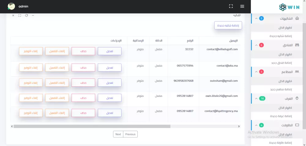 بناء لوحة تحكم لموقعك أو لتطبيقك