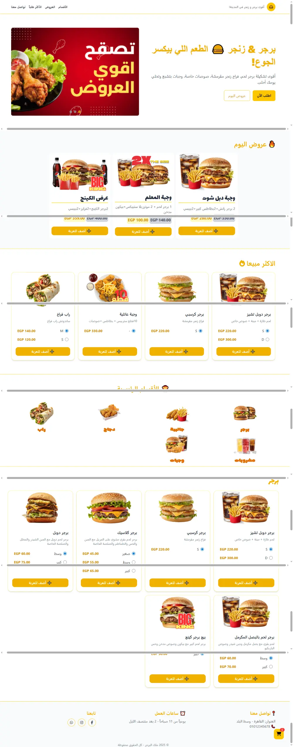 برمجة و تصميم موقع الكتروني احترافي