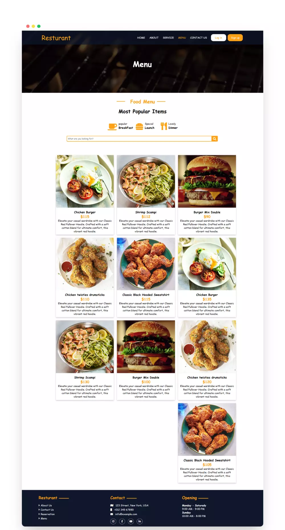 تصميم موقع الالكتروني متجاوب مع جميع الشاشات