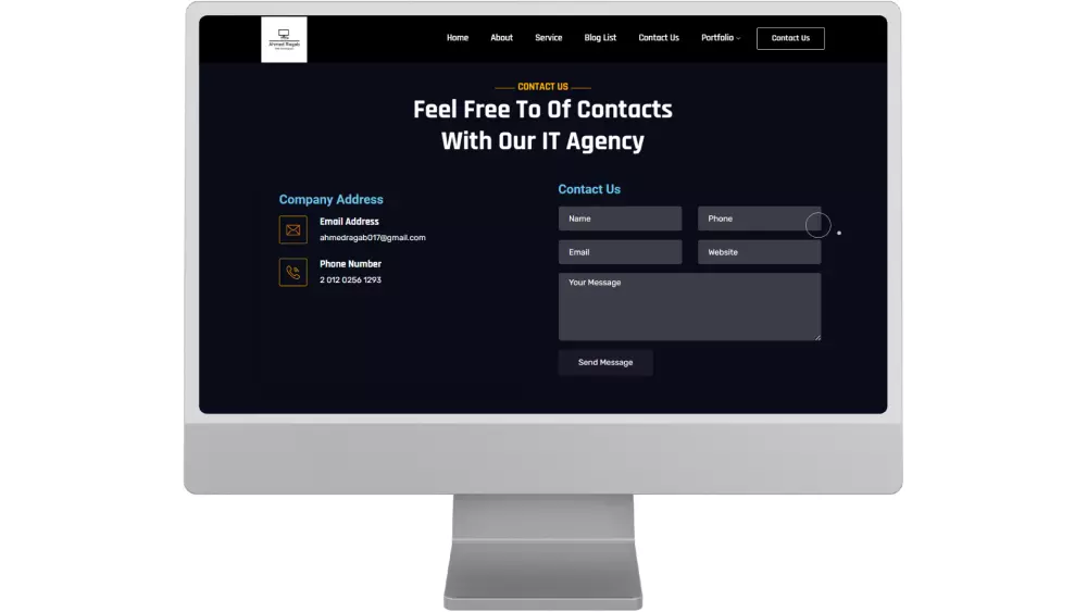 موقع ويب متكامل باستخدام WordPress