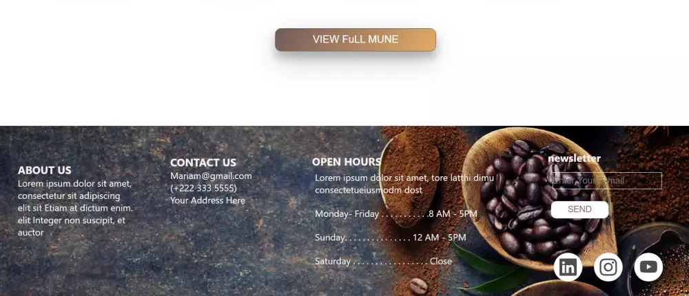تصميم صفحة هبوط (landing page) باستخدام html &css