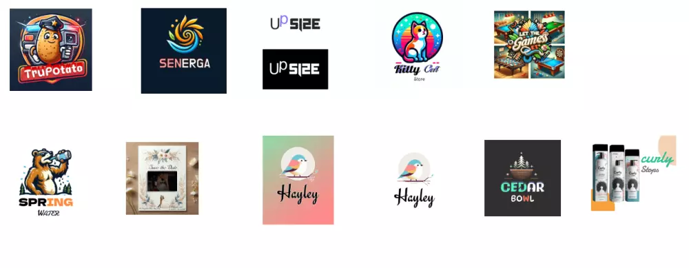 تصميم شعارين وهوية بصرية مميزة بدقة 4K