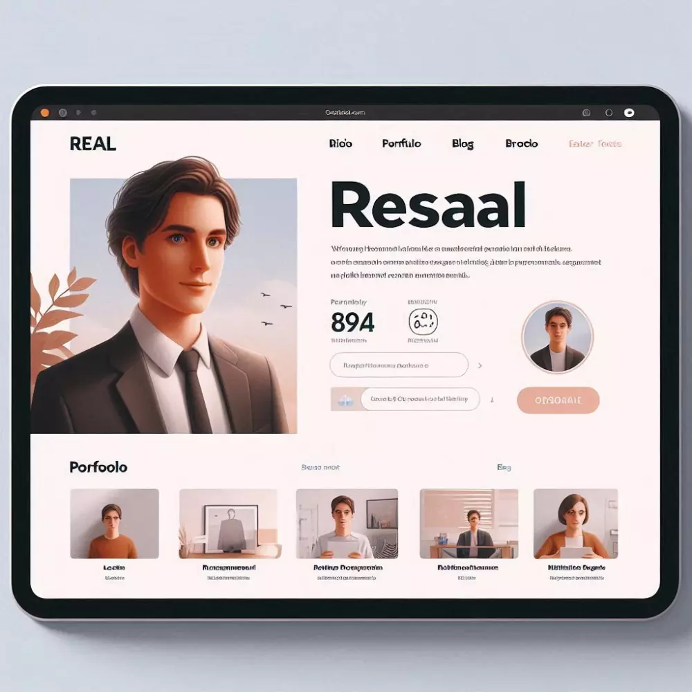 خدمة إنشاء موقع شخصي احترافي