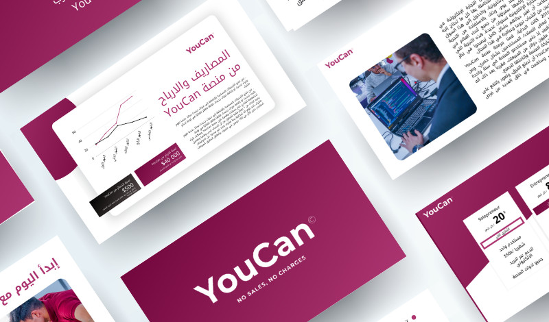 تصميم عرض تقديمي مكون من 10 شرائح مقابل 5 دولار