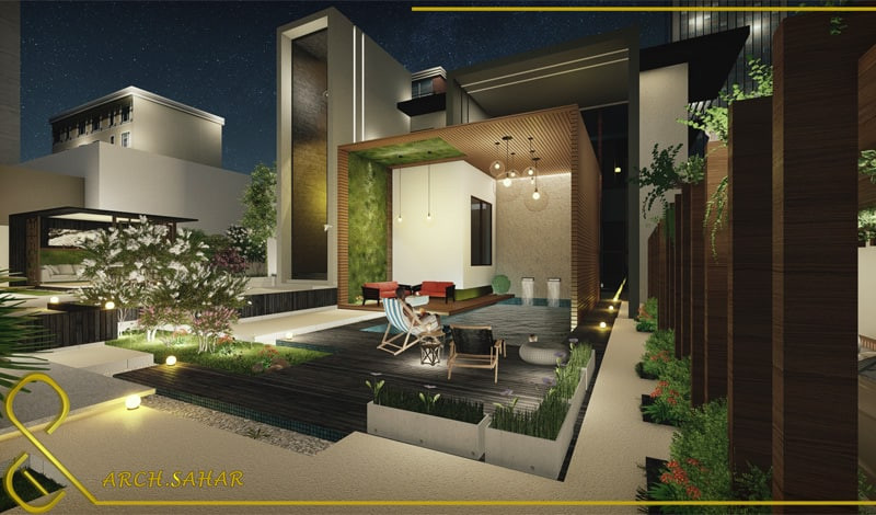 تصميم معماري للمخططات و الواجهات وتصميم داخلي