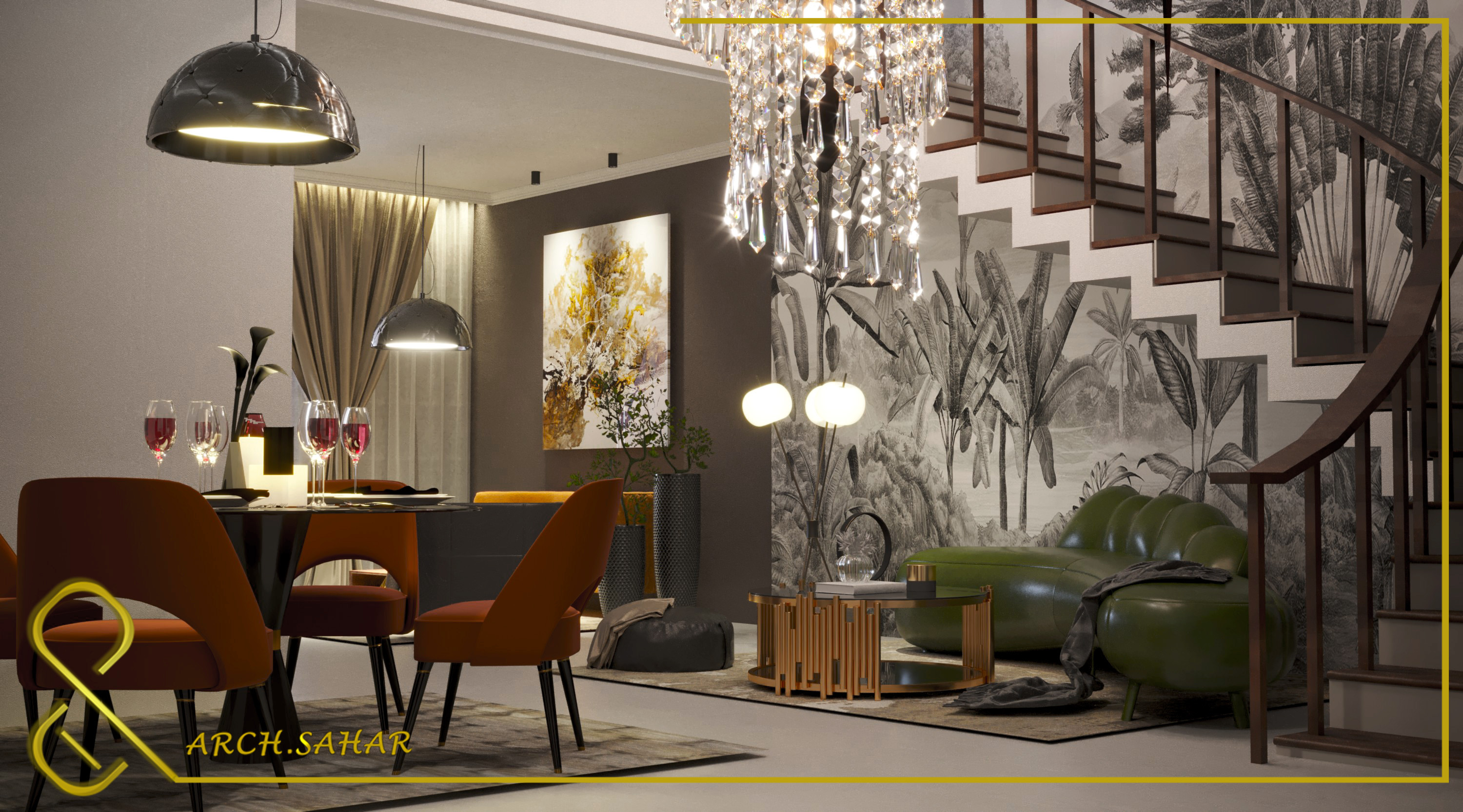 تصميم معماري للمخططات و الواجهات وتصميم داخلي