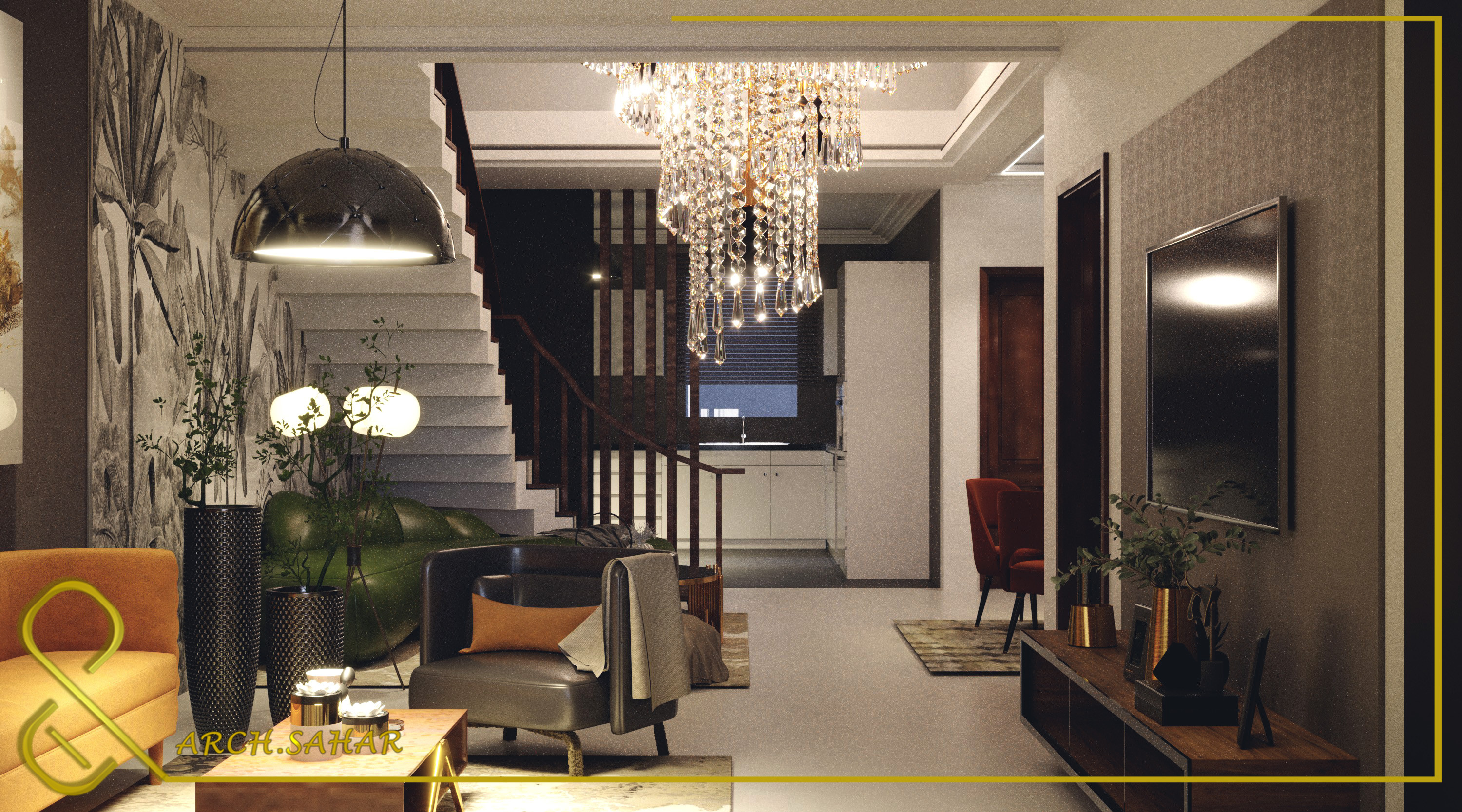 تصميم معماري للمخططات و الواجهات وتصميم داخلي