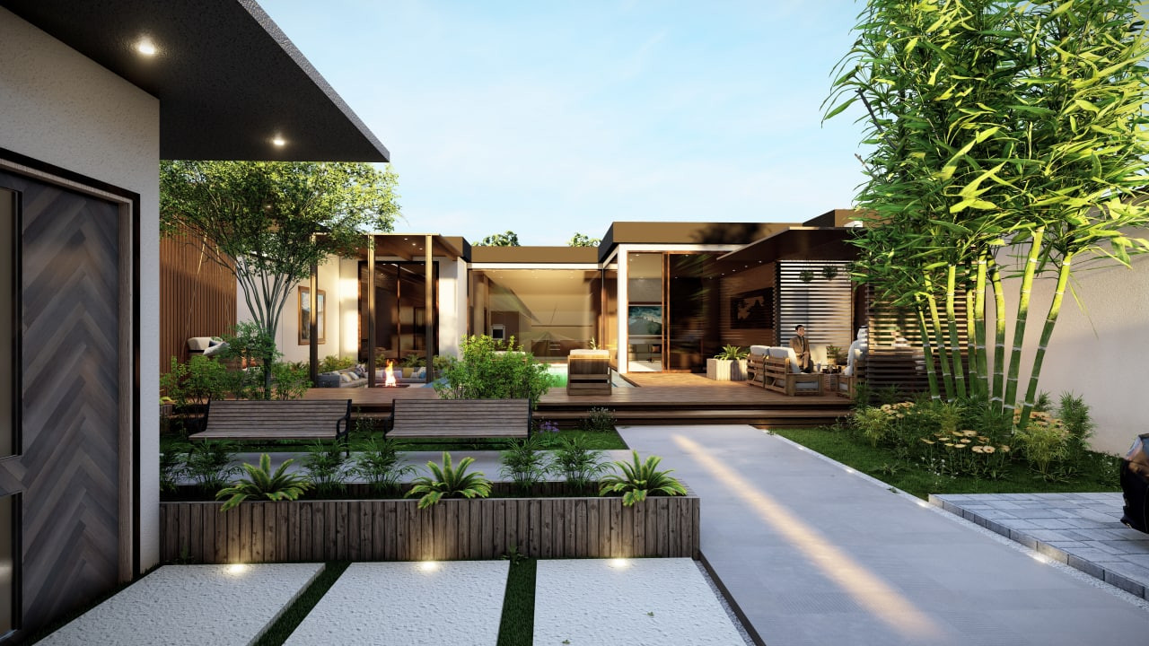 تصميم معماري للمخططات و الواجهات وتصميم داخلي