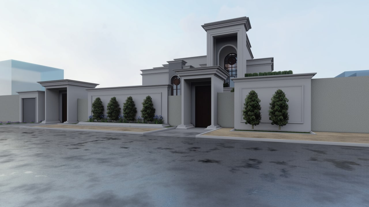 تصميم معماري للمخططات و الواجهات وتصميم داخلي