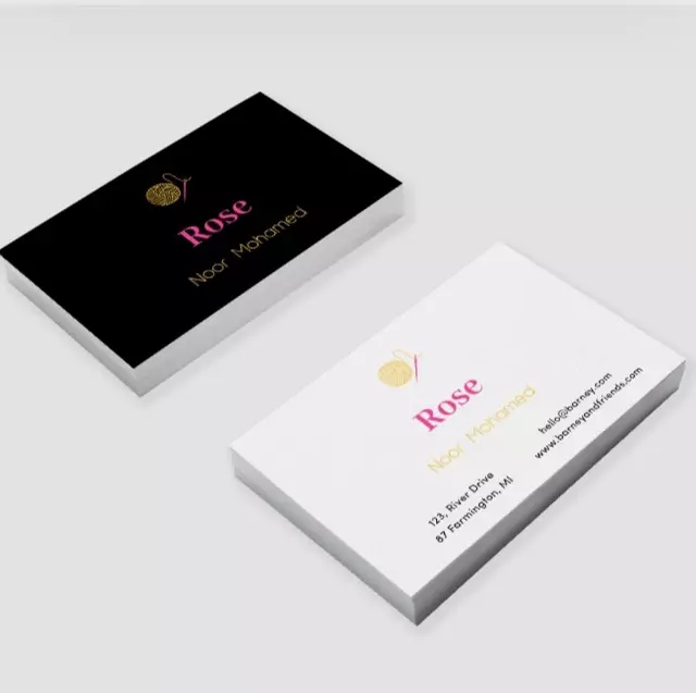 كارت شخصي أنيق يميزك في كل لقاء