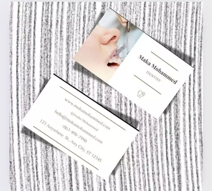 كارت شخصي أنيق يميزك في كل لقاء