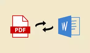 تحويل ملف pdf إلى word او العكس