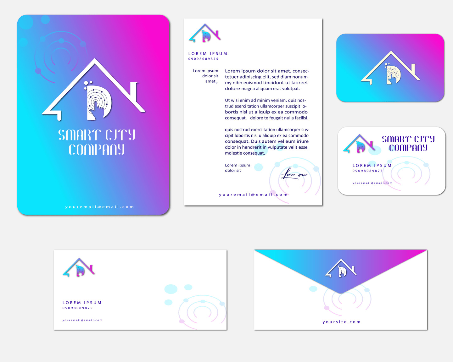 تصميم احترافي لهوية شركة