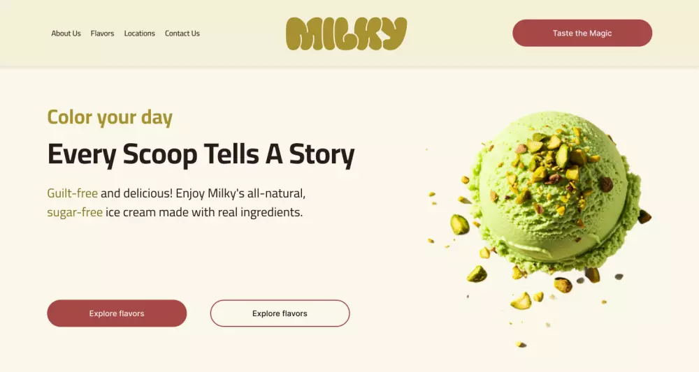 تصميم صفحة هبوط (Landing Page) احترافية على Figma أو XD.