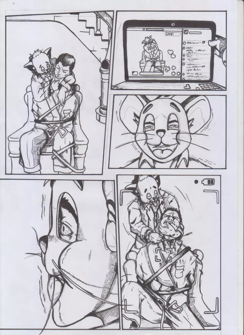 رسم القصص المصوره كوميكس او مانجا Comics Book