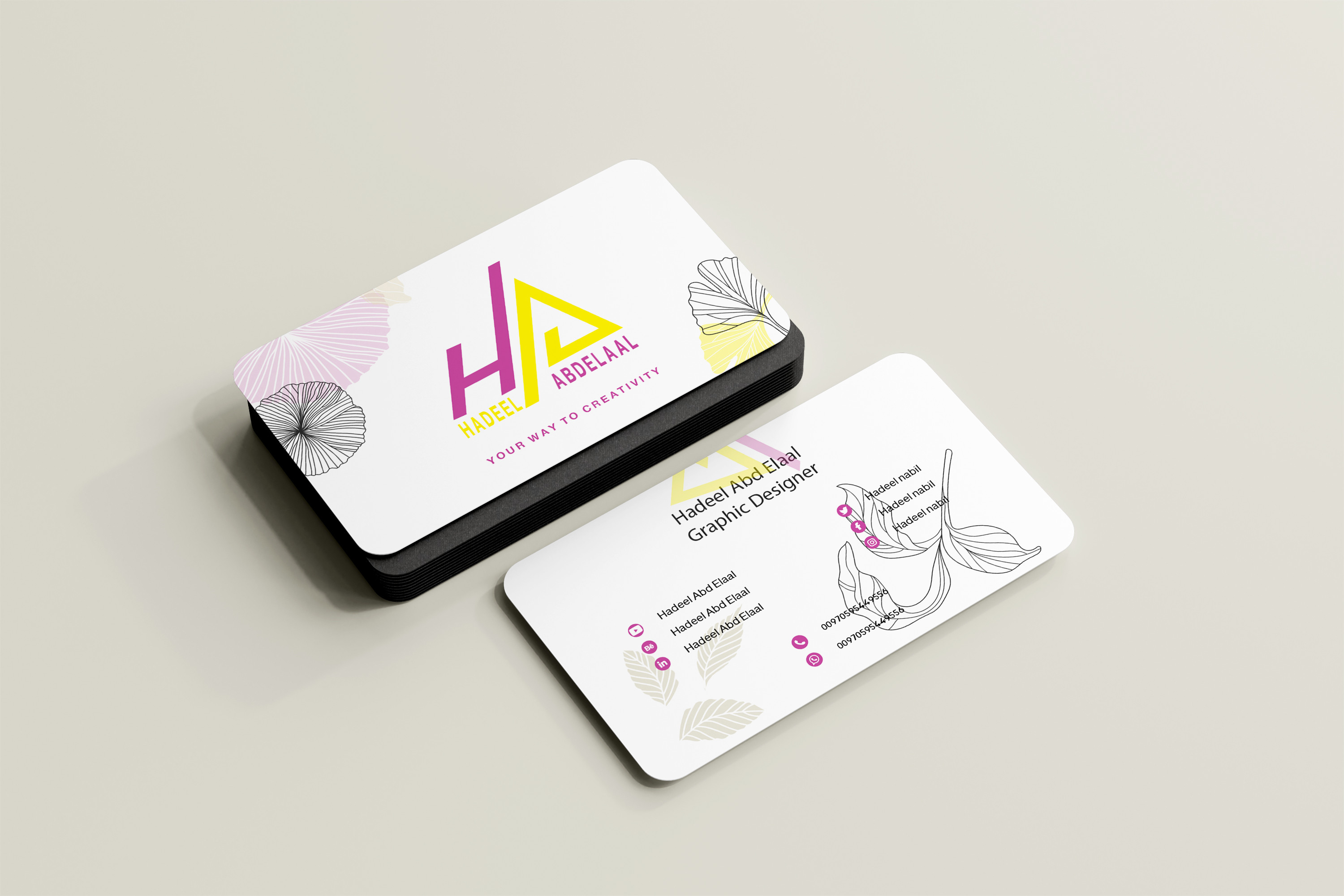 بزنس كارد احترافي